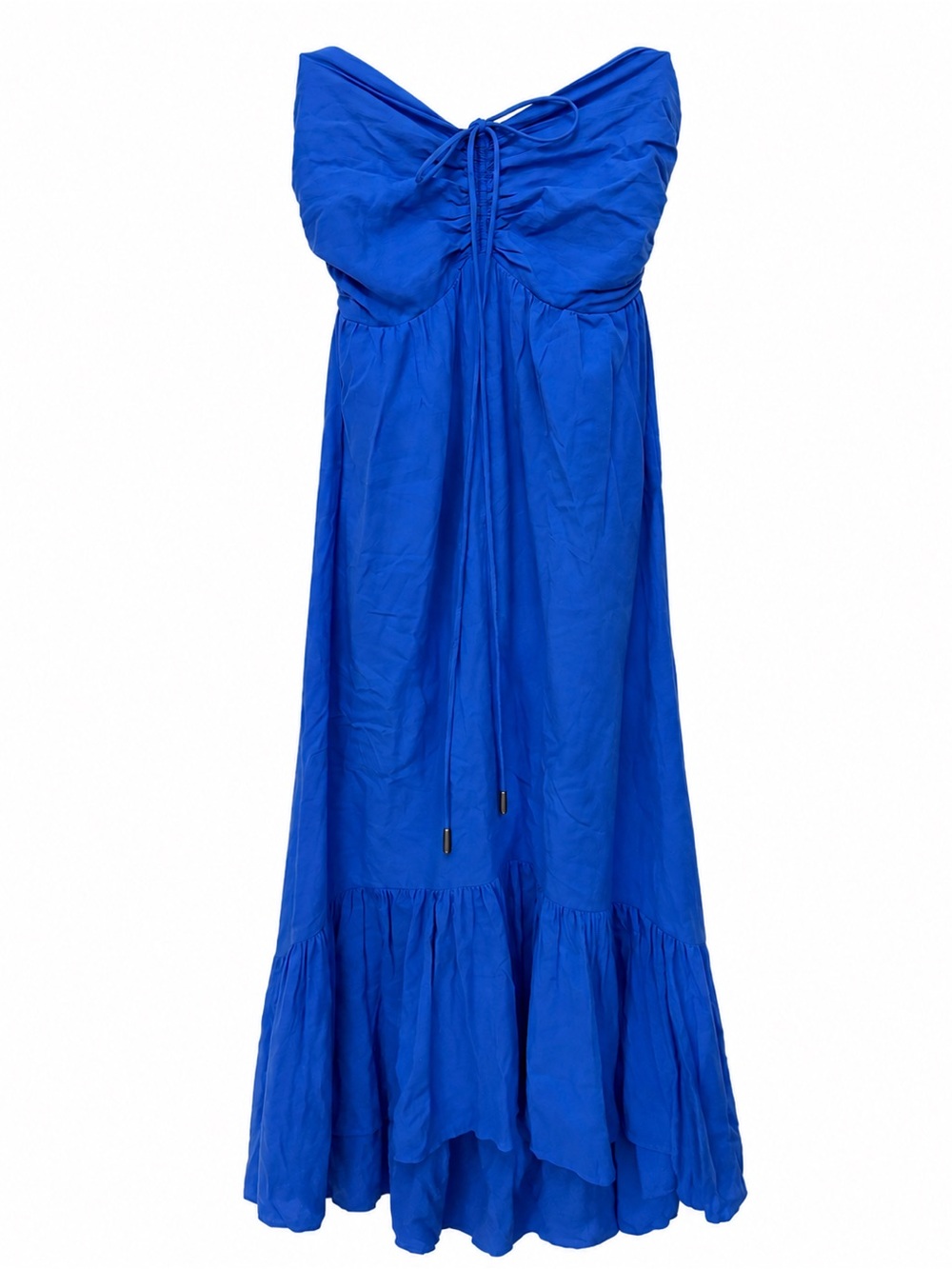 Day + Moon Royal Blue Strapless Maxi Dress ❤️ Size Small